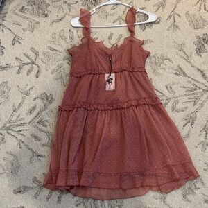 Sincerely Jules Terracotta Mini Dress